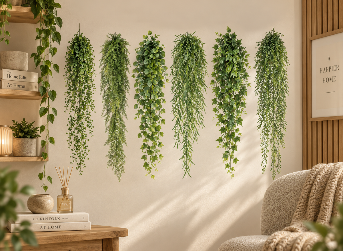 Artificial Hanging Greenery Plant - 70cm